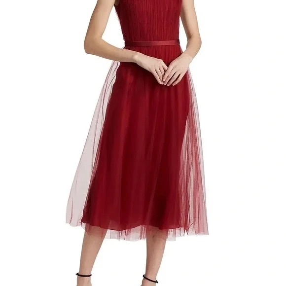 Jason Wu Collection tulle fit and flare midi dress